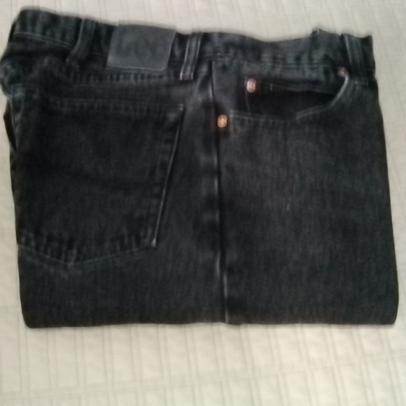 Lee Men's Regular Fit Straight Leg Jeans Black - Picture 2 of 3